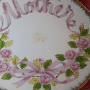 Beautiful Mother's Day porcelain plate
